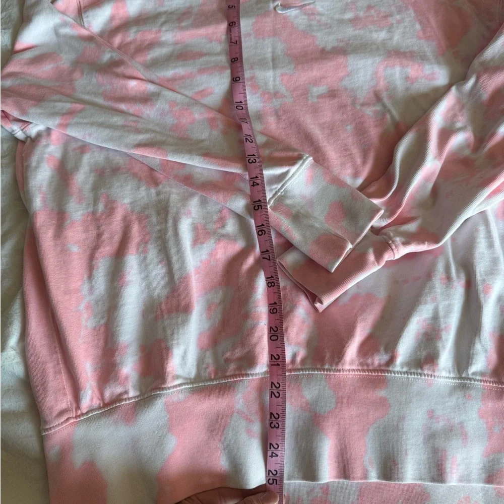 Nike Light Pink Tie-Dye Crewneck
